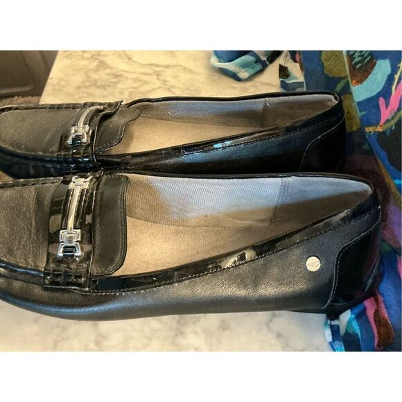 Life Stride Black Loafers Woman’s Size 9 Velocity with Memory Foam - Picture 3 of 5